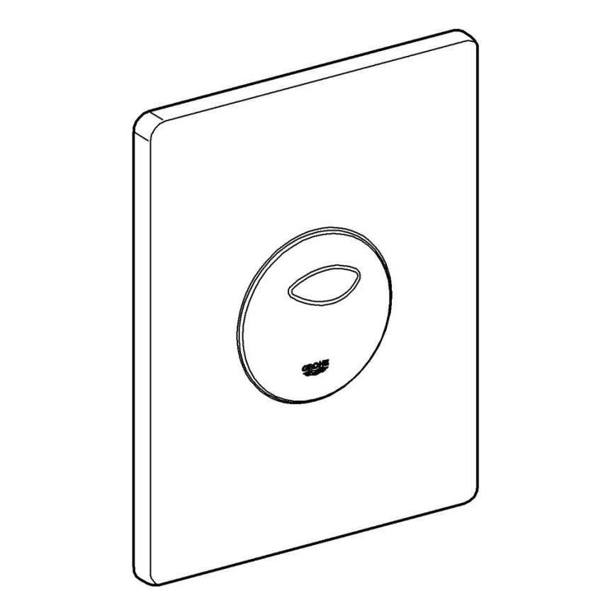 GROHE 38862SH0 - SKATE juhtnupp, 156 × 197 mm, valge