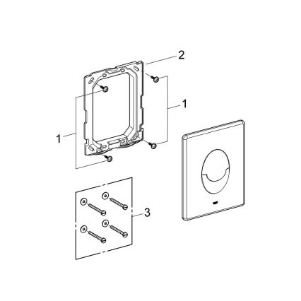 GROHE 38964P00 - Loputusnupp START 156 × 197 mm mattkroom