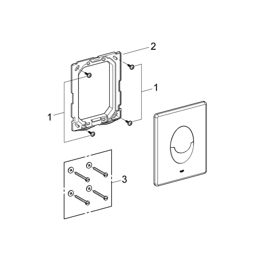 GROHE 38964P00 - Loputusnupp START 156 × 197 mm mattkroom