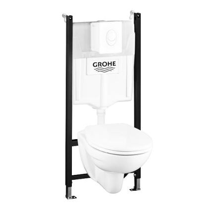 GROHE 39116000 - 4-ühes komplekt keraamikaga SOLIDO COMPACT 1,13 m