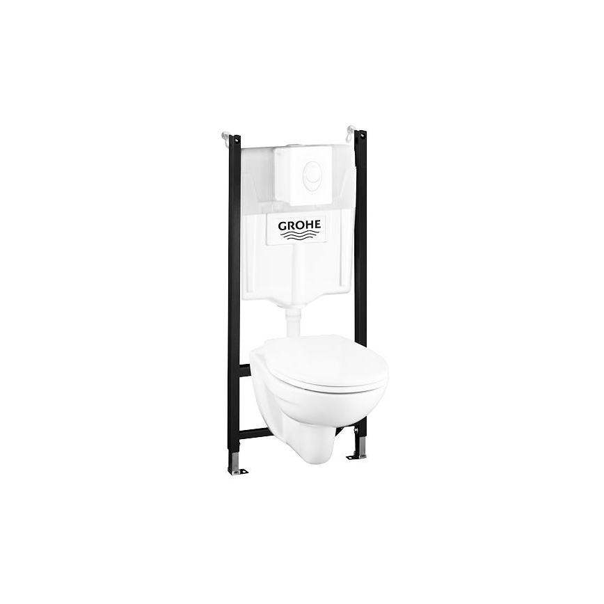 GROHE 39116000 - 4-ühes komplekt SOLIDO COMPACT 1,13 m durovalge