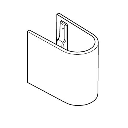 GROHE 39201000 - EURO CERAMIC poolsammas 210 × 300 × 322 mm, keraamika/valge