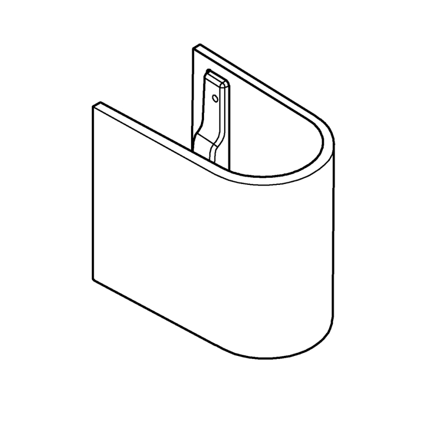 GROHE 39201000 - EURO CERAMIC poolsammas 210 × 300 × 322 mm, keraamika/valge