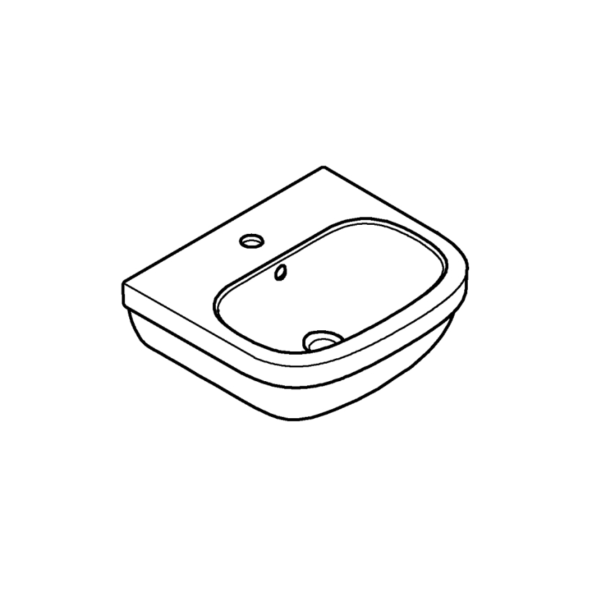 GROHE 39324000 - Valamu EURO CERAMIC 450 × 400 mm keraamika/valge