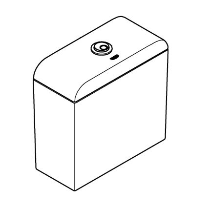 GROHE 39332000 - EURO CERAMIC loputuspaak 385 × 170 × 370 mm keraamika/valge