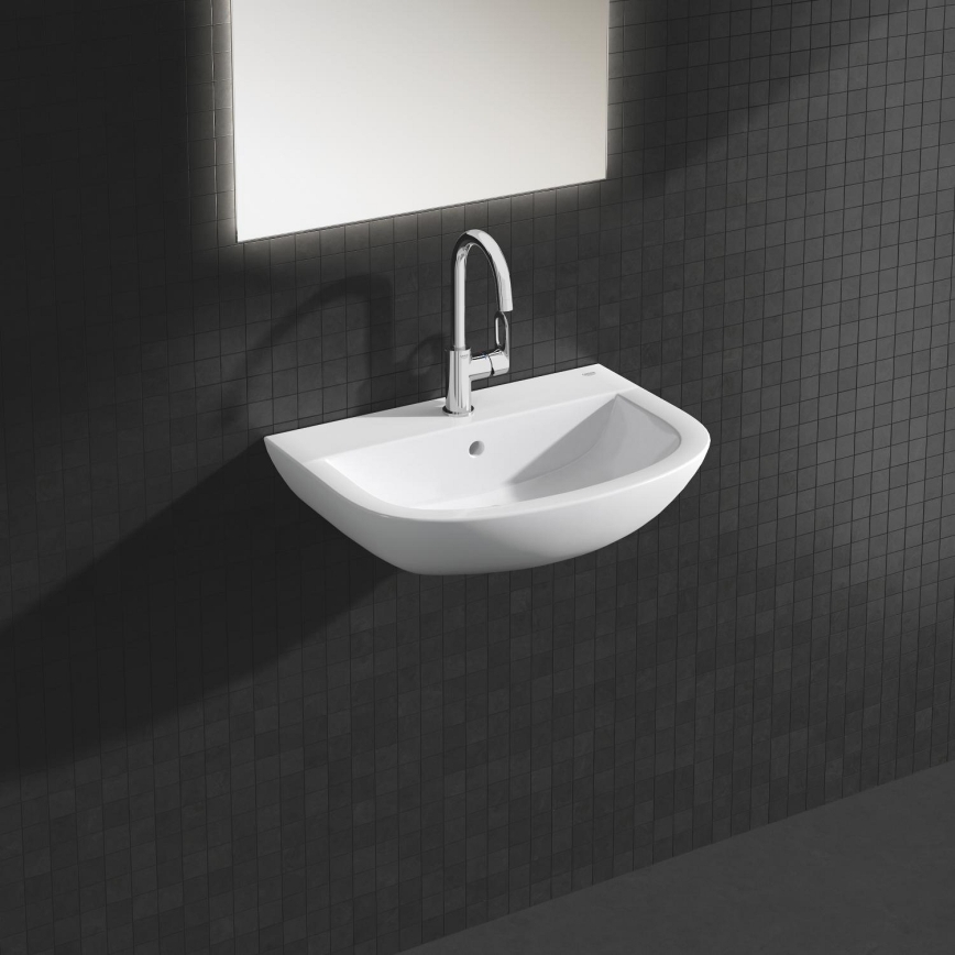 GROHE 39421000 - Seinapealne valamu BAU CERAMIC 609 × 442 mm, keraamika/valge