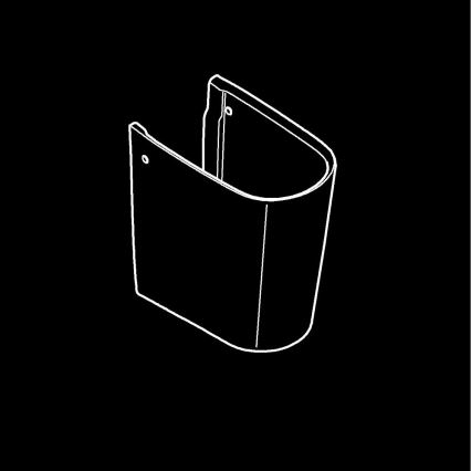 GROHE 39570000 - Poolpostament ESSENCE 320 × 319 mm keraamika/valge