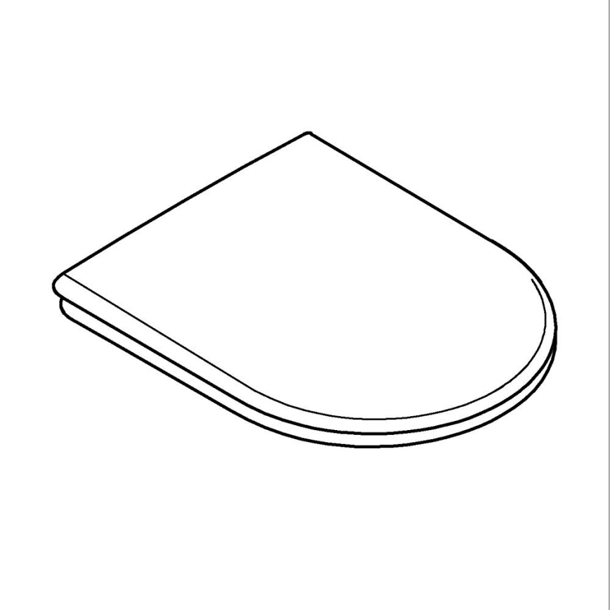 GROHE 39577001 - WC-istme kaas ESSENCE dura-valge