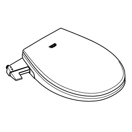 GROHE 39648SH0 - Manuaalne bidee-iste BAU CERAMIC durovalge