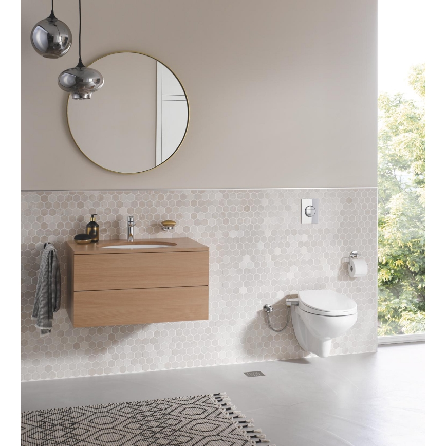 GROHE 39648SH0 - Manuaalne bidee-iste BAU CERAMIC durovalge
