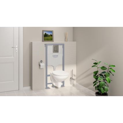 GROHE 39930000 - 4-ühes komplekt SOLIDO WC jaoks, 1,13 m, läikiv kroom