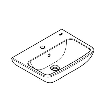 GROHE 39949000 - Valamu START EDGE 550 × 400 mm keraamika/valge