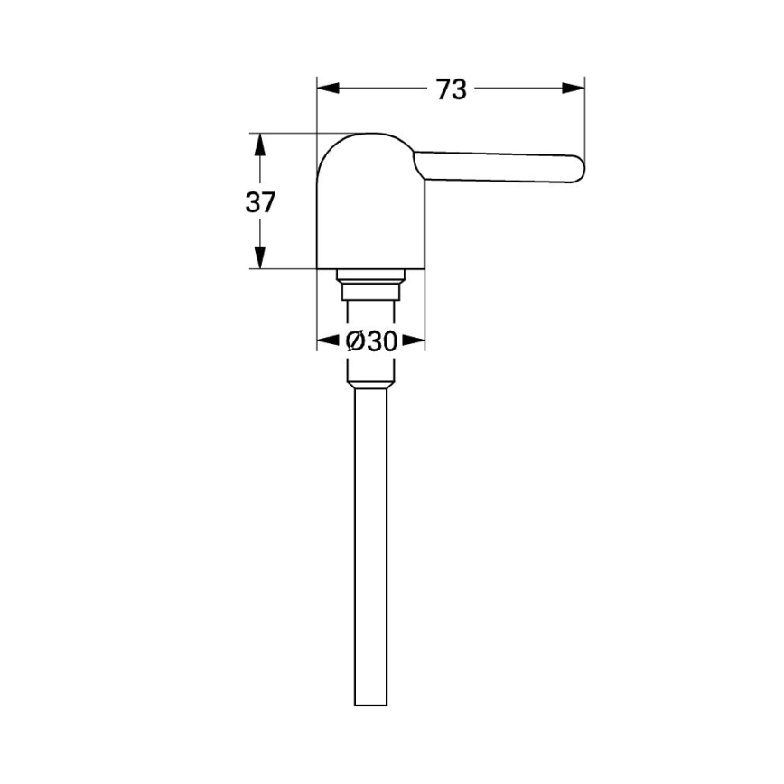 GROHE 40212000 - Asenduspump ATRIO, läikiv kroom