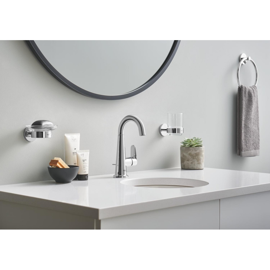 GROHE 40365001 - ESSENTIALS rätikuhoidja 18 cm, läikiv kroom