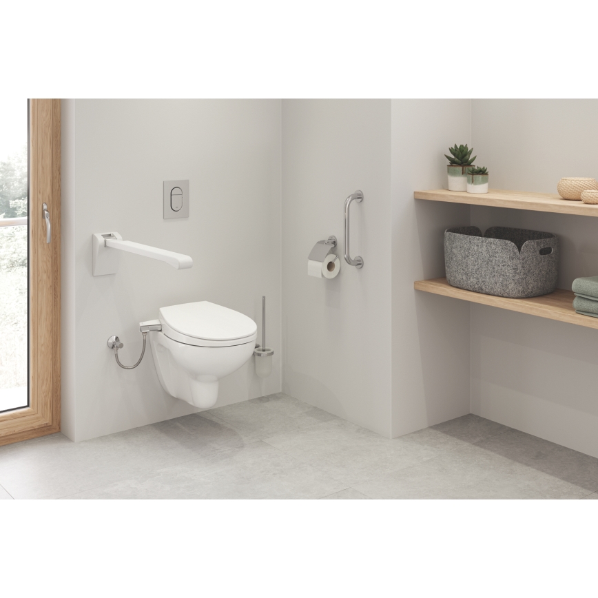 GROHE 40374001 - ESSENTIALS WC-puhastuskomplekt, 12,1 x 39,8 cm, kroomitud
