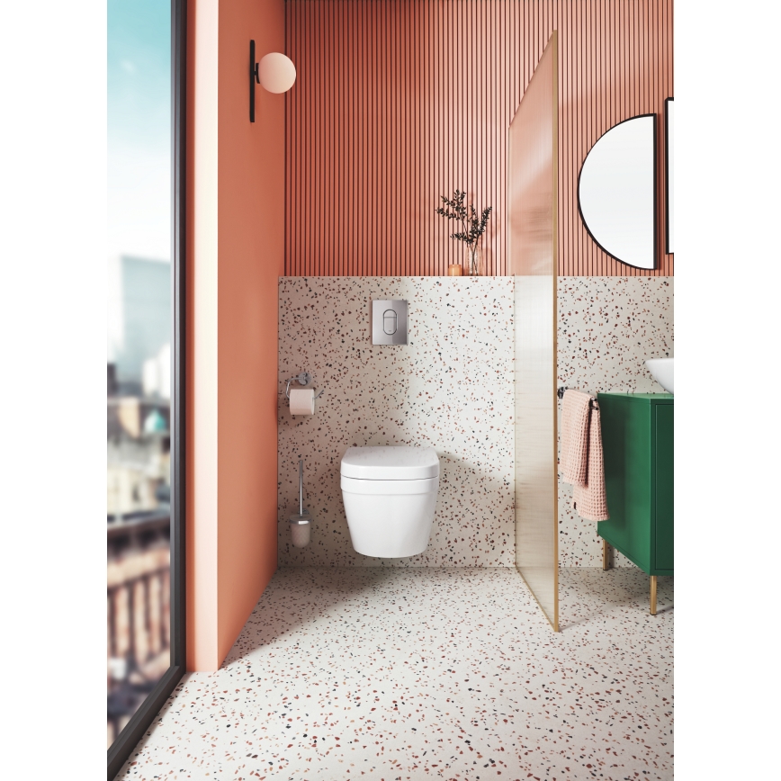 GROHE 40374001 - ESSENTIALS WC-puhastuskomplekt, 12,1 x 39,8 cm, kroomitud