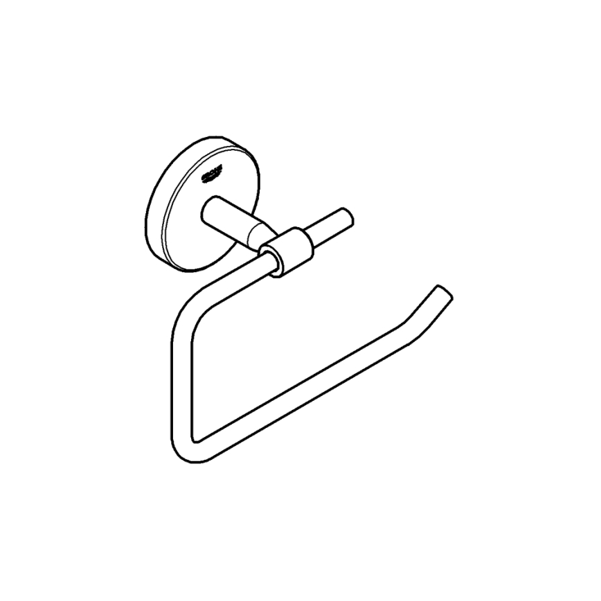 GROHE 40457001 - Tualettpaberihoidja BAUCOSMOPOLITAN läikiv kroom