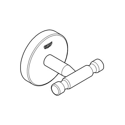 GROHE 40461001 - Konks vannirüüle BAUCOSMOPOLITAN läikiv kroom