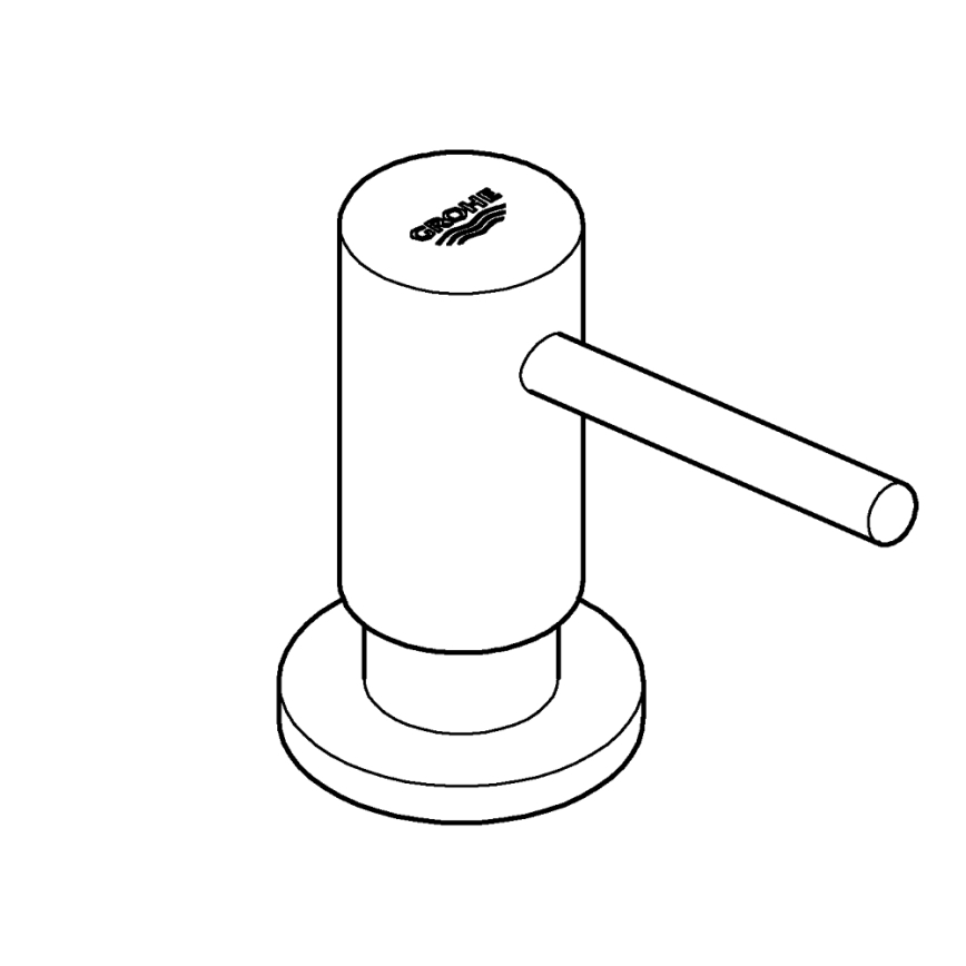 GROHE 40535000 - Seebiannustaja COSMOPOLITAN 500 ml läikiv kroom