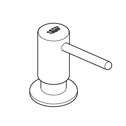 GROHE 40536000 - Seebidosaator CONTEMPORARY 400 ml läikiv kroom