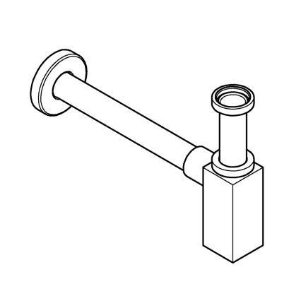 GROHE 40564A00 - Sifoon SIFOONID grafiit