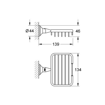 GROHE 40659001 - Nurkriiul ESSENTIALS AUTHENTIC läikiv kroom