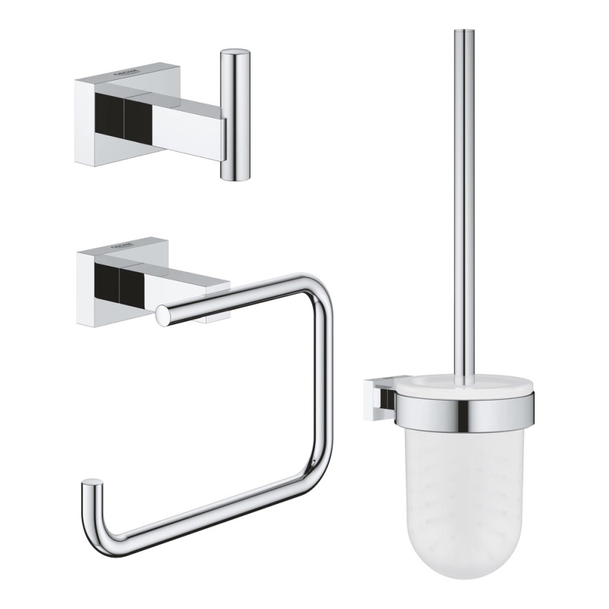 GROHE 40757001 - ESSENTIALS CUBE tarvikukomplekt, poleeritud kroom