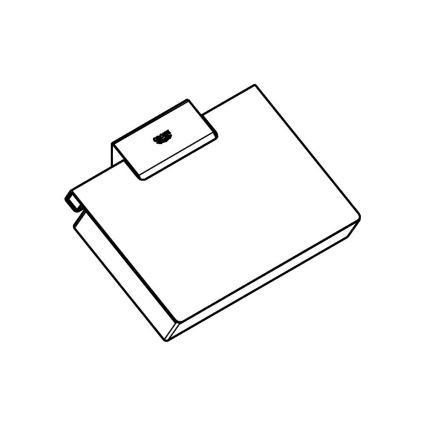 GROHE 40781000 - Tualettpaberi hoidja SELECTION CUBE läikiv kroom