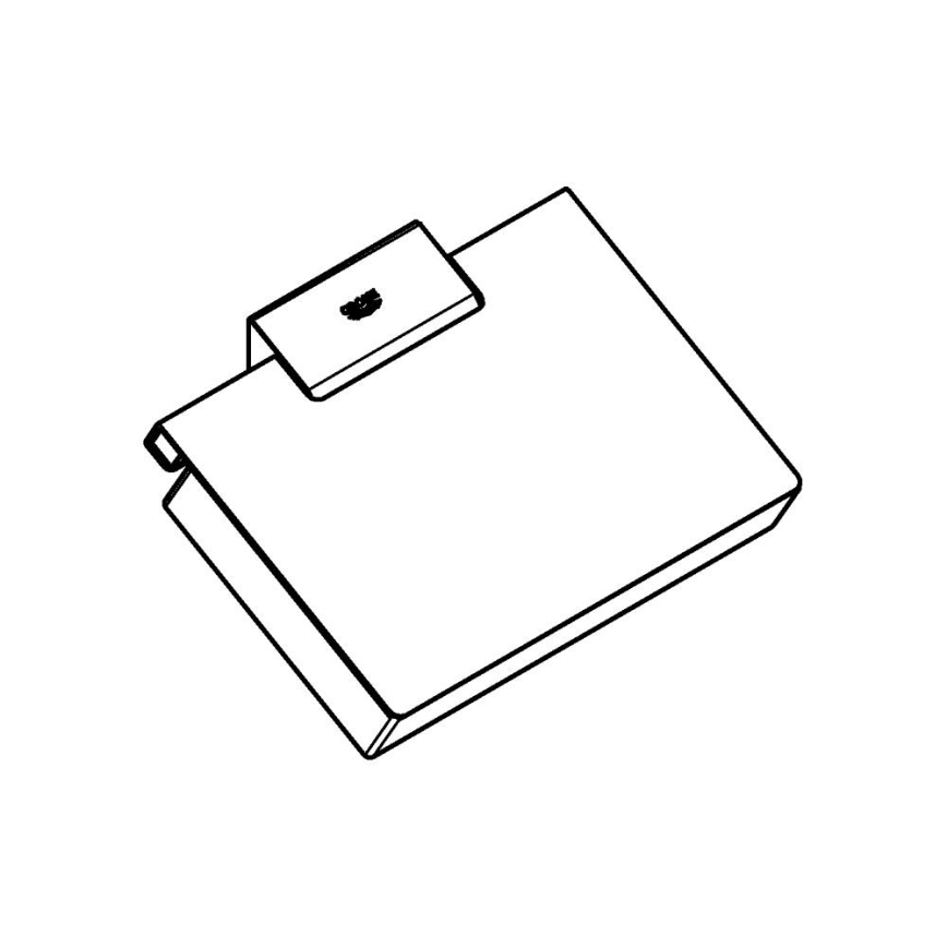 GROHE 40781000 - Tualettpaberi hoidja SELECTION CUBE läikiv kroom