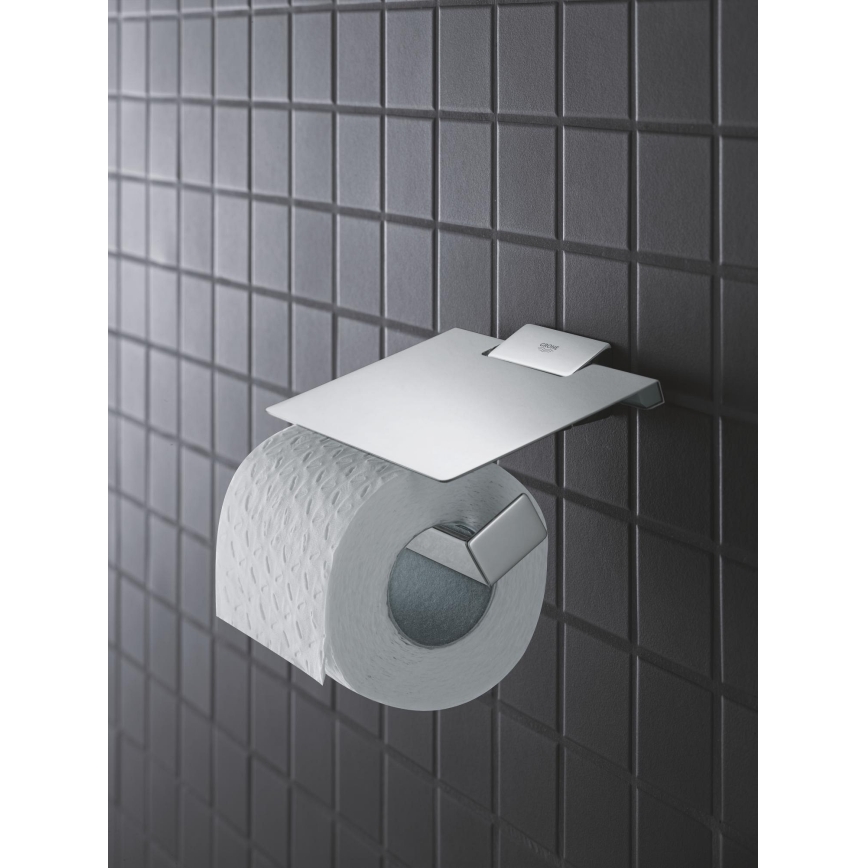 GROHE 40781000 - Tualettpaberi hoidja SELECTION CUBE läikiv kroom