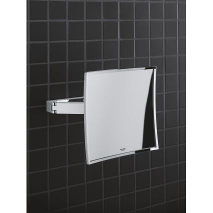 GROHE 40808000 - Meigipeegel SELECTION CUBE 22,3 × 22,3 cm läikiv kroom