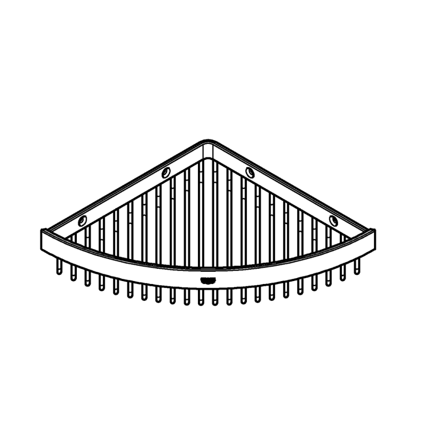 GROHE 40809000 - Traadist seebialus SELECTION CUBE 20 × 20 cm läikiv kroom