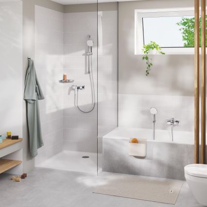 GROHE 40809000 - Traadist seebialus SELECTION CUBE 20 × 20 cm läikiv kroom
