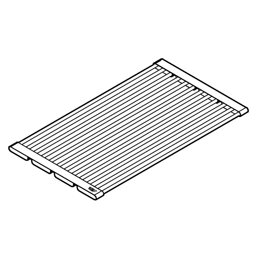 GROHE 40858SD0 - Nõudekuivati 500 × 288 mm roostevabast terasest