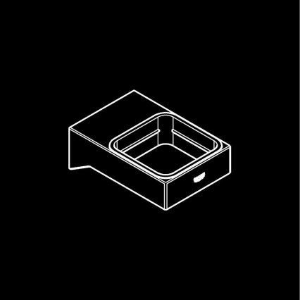 GROHE 40865000 - SELECTION CUBE hoidja, läikiv kroom