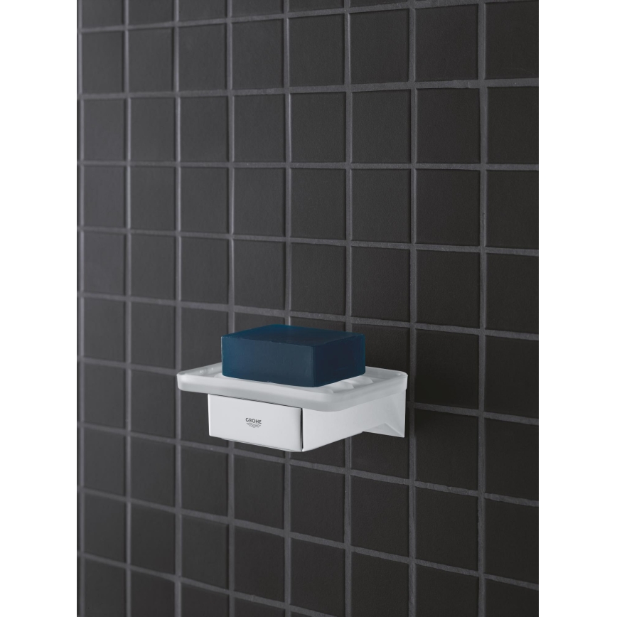 GROHE 40865000 - SELECTION CUBE hoidja, läikiv kroom