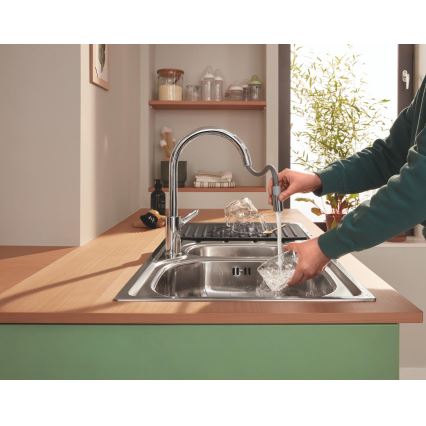 GROHE 40871K00 - keraamiline tilkumisplaat 450 x 400 mm, must