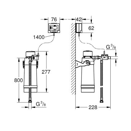 GROHE 40876000 - ULTRASAFE algkomplekt läikiv kroom