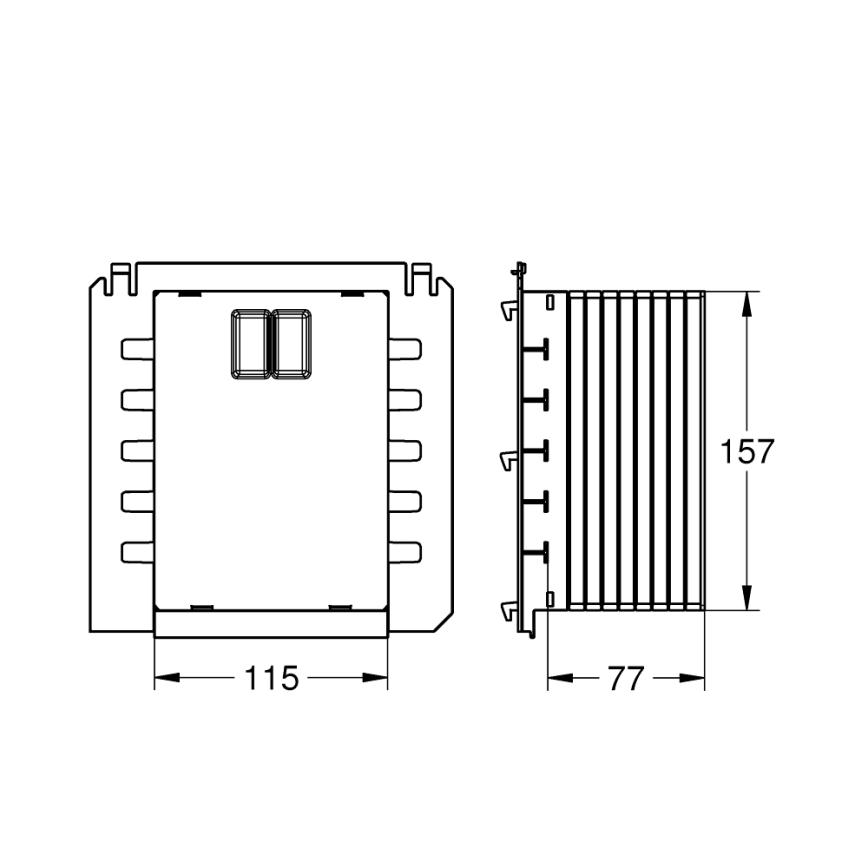 GROHE 40911000 - RAPID SL hooldusluuk, valge