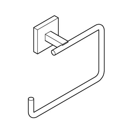 GROHE 40975000 - START CUBE rätikuhoidja läikiv kroom