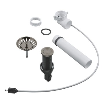 GROHE 40986AL0 - äravoolukomplekt köögivalamutele, läbimõõt 35 mm, grafiit