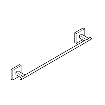 GROHE 40987DC0 - START CUBE rätikuhoidja 450 mm, roostevabast terasest