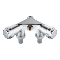 GROHE 41020000 - EGGEMANN 12” topeltventiil, läikiv kroom