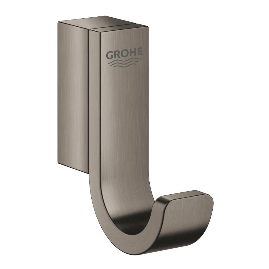 GROHE 41039AL0 - Konks hommikumantli riputamiseks SELECTION 5,2 cm × 1,5 cm × 4,4 cm grafiit