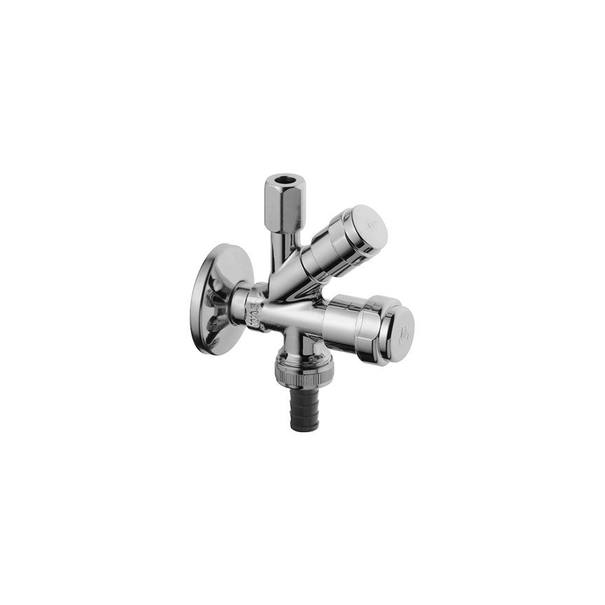 GROHE 41073000 - Kombineeritud nurkventiil WAS 12” × 38” poleeritud kroom