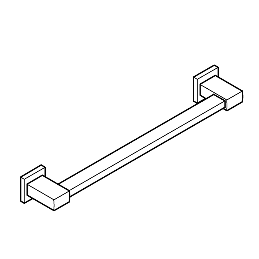 GROHE 41095000 - Vanni tugikäepide START CUBE 504 mm, läikiv kroom