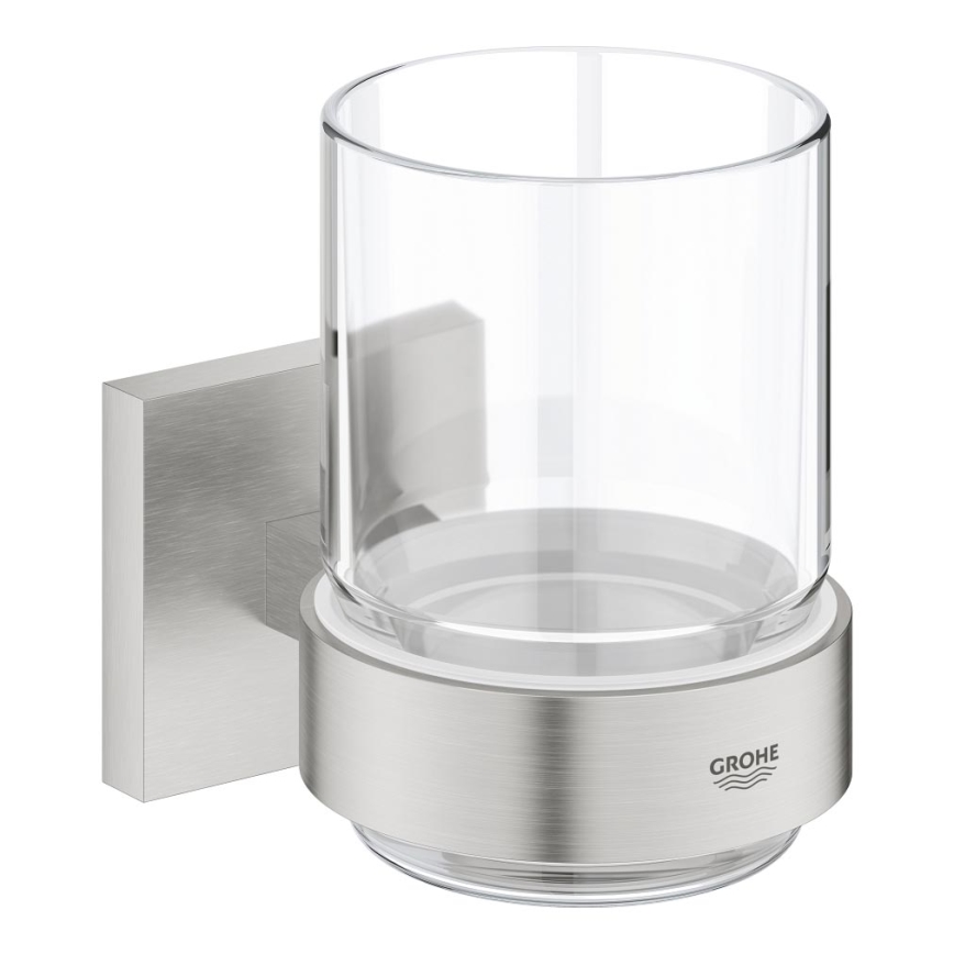 GROHE 41097DC0 - START CUBE klaas koos hoidikuga, roostevabast terasest