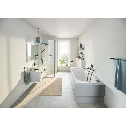 GROHE 411042430 - Kahevarreline rätikuhoidja START CUBE 654 mm must