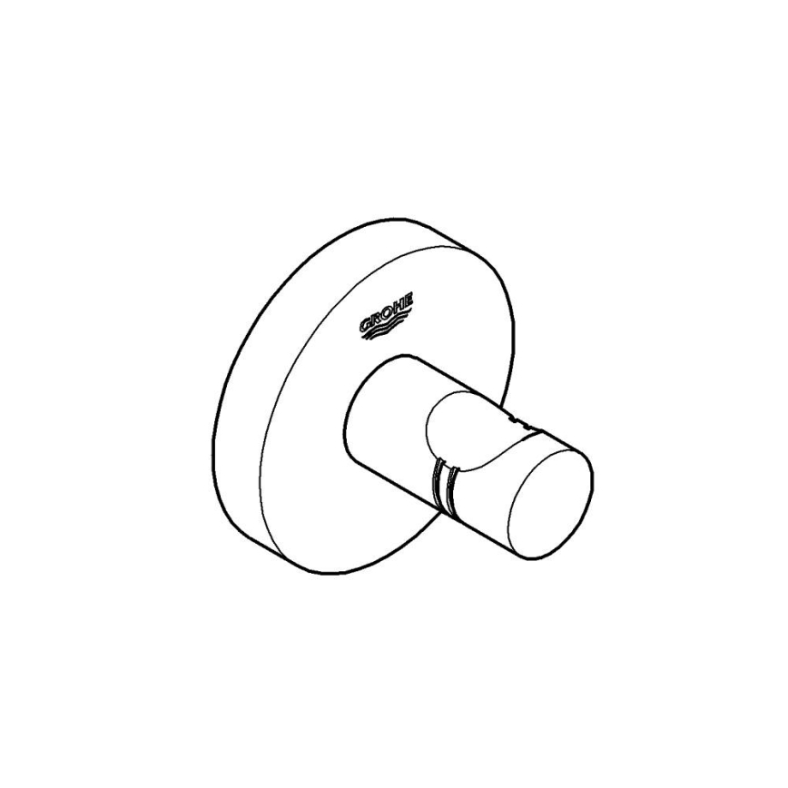 GROHE 41173DC0 - START hommikumantli konks, roostevabast terasest