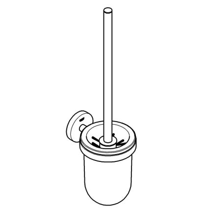 GROHE 41185DC0 - ESSENTIALS tualetipuhastuskomplekt, roostevabast terasest